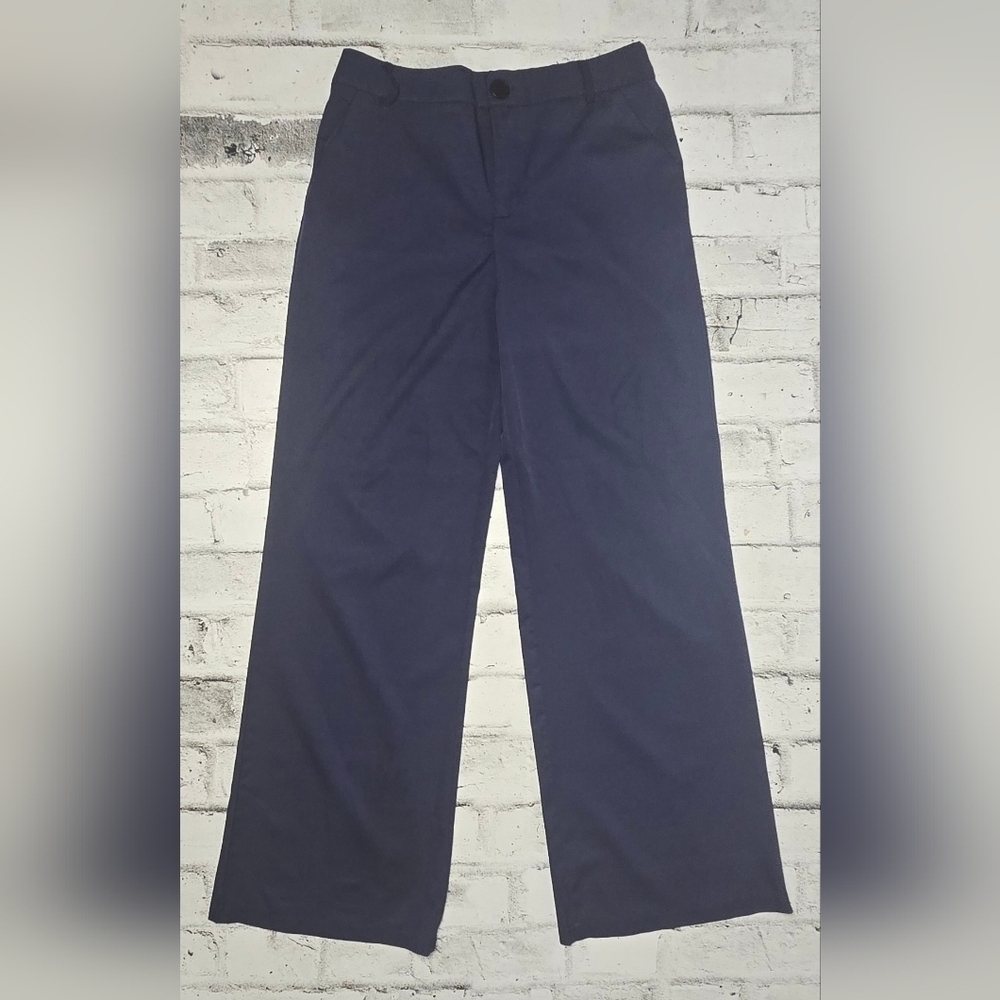 Misslook Navy Wide Leg Dress Pants